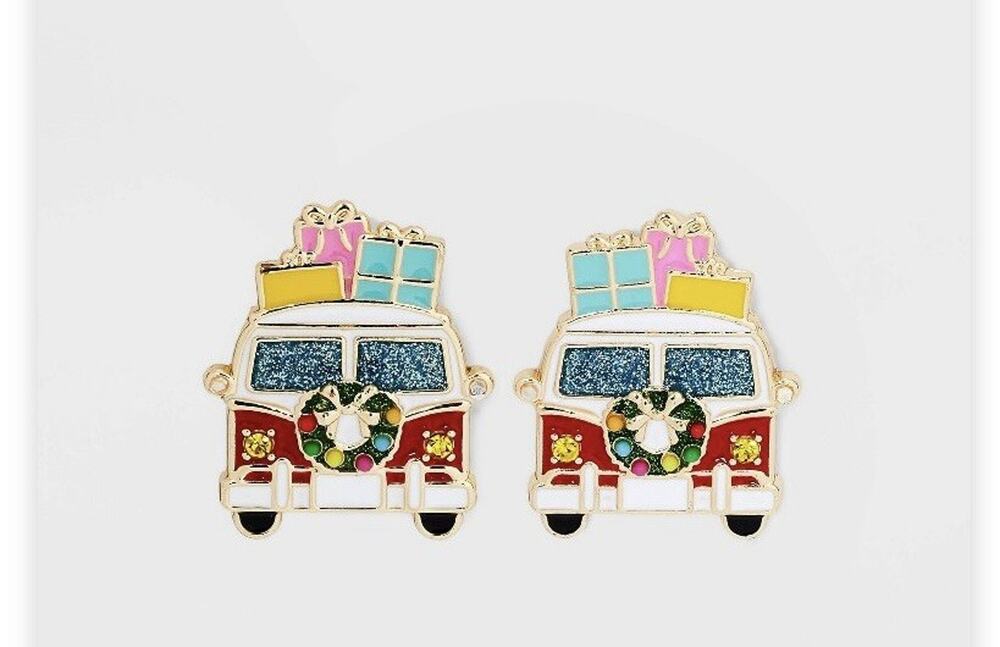 Sugarfix by BaubleBar Earring Road Trippin Jingle All The Way Christmas Holiday